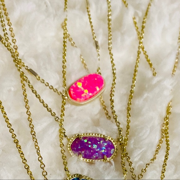 Kendra Scott Miley Necklace Hot Pink 